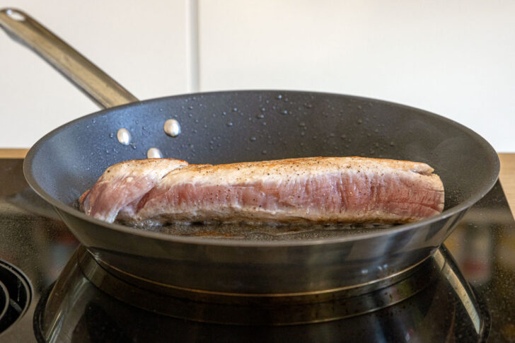 Schweinelende braten
