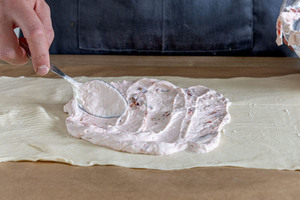 Strudel füllen