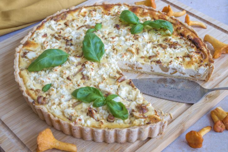 Pfifferling-Quiche