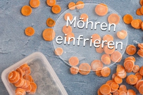 Möhren einfrieren - Titel