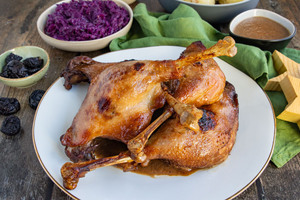 Gänsekeule aus dem Bratschlauch