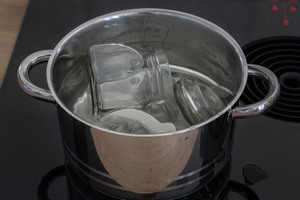 Gläser auskochen