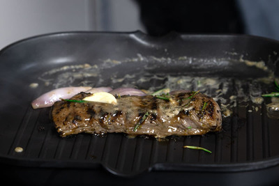 Lammlachse braten