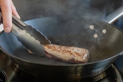 Lammlachse braten