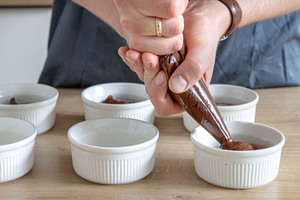 Lavacake befüllen