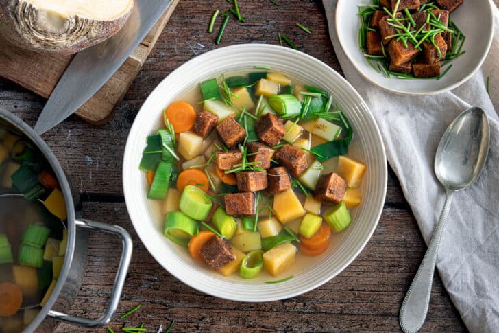 Steckrübeneintopf vegan
