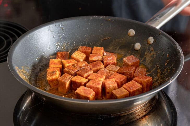 Tofu anbraten