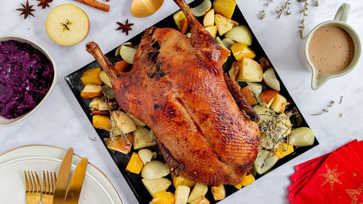 Die perfekte Weihnachtsente zubereiten
