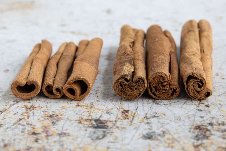 Cassia oder Ceylon Zimt