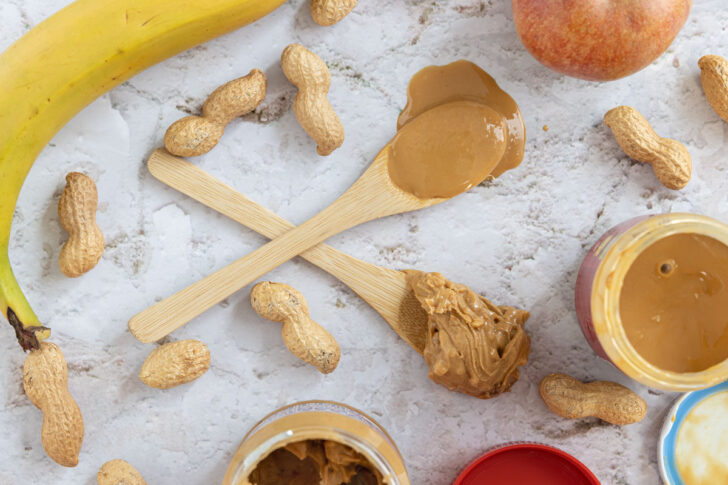 Erdnussmus und Erdnussbutter