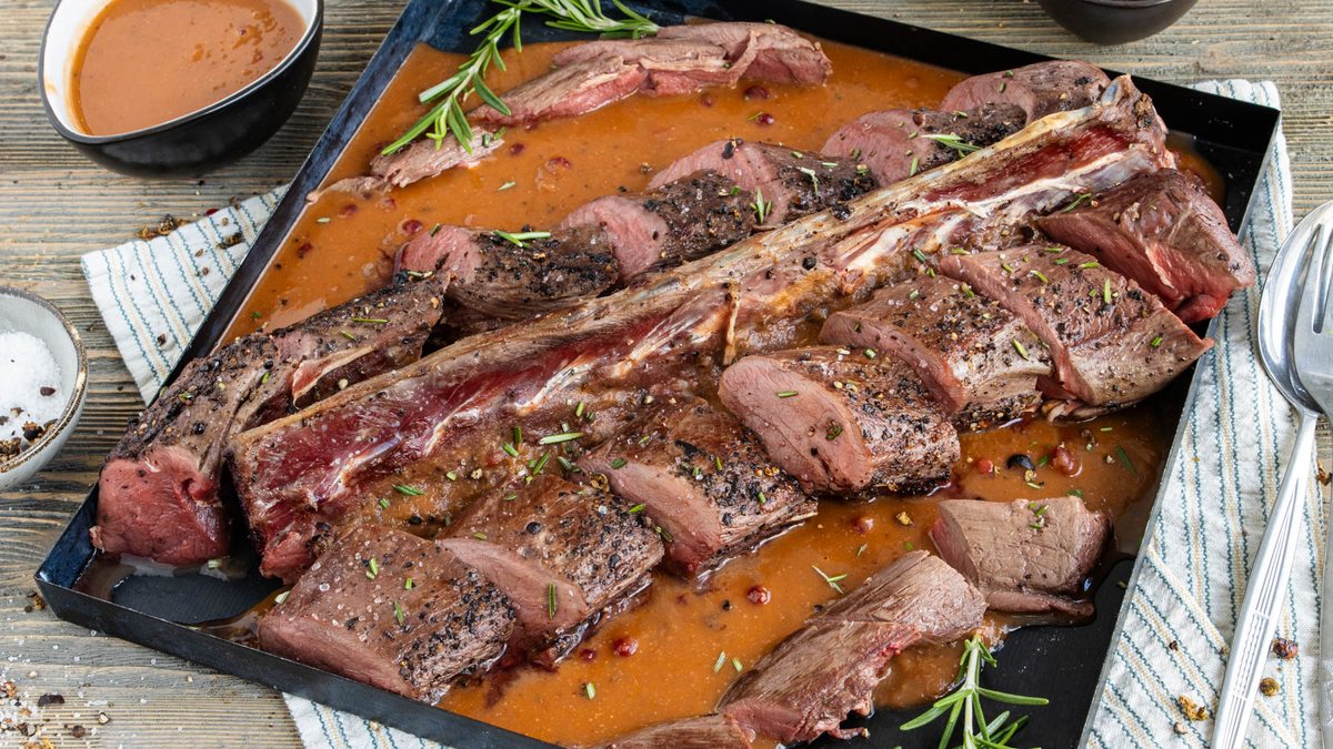 Rehrücken im Ganzen braten nach Omas Rezept