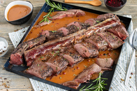 Rehrücken im Ganzen braten nach Omas Rezept