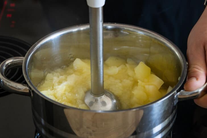 Weiche Äpfel pürieren