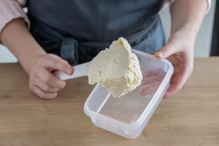 Buttercreme einfrieren