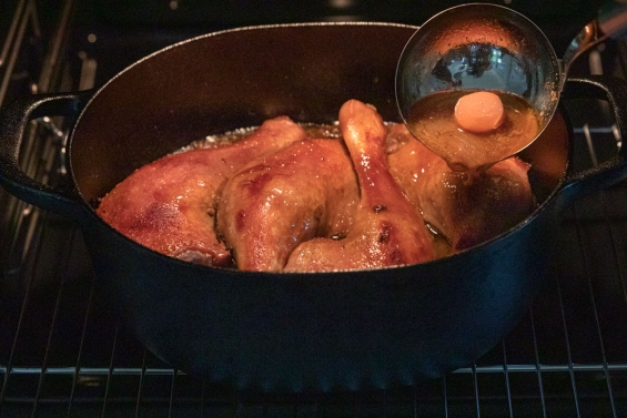 Saftige Entenkeule aus dem Backofen