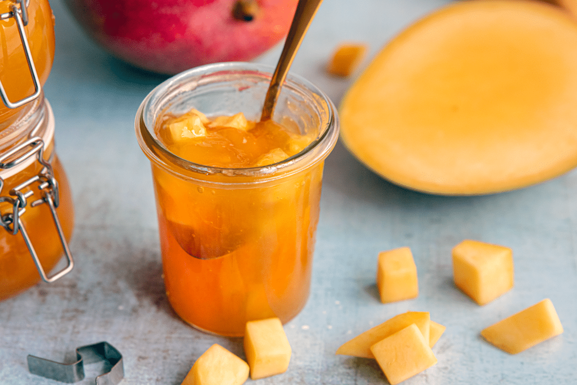 Fruchtige Mangomarmelade mit Zitrone | Rezept - eat.de