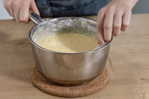 Pudding auskühlen