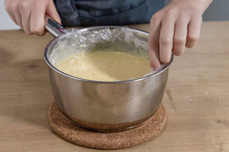 Pudding auskühlen