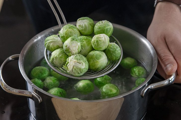 Rosenkohl blanchieren