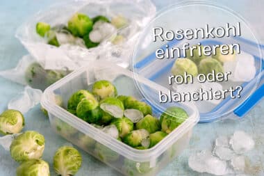 Rosenkohl einfrieren