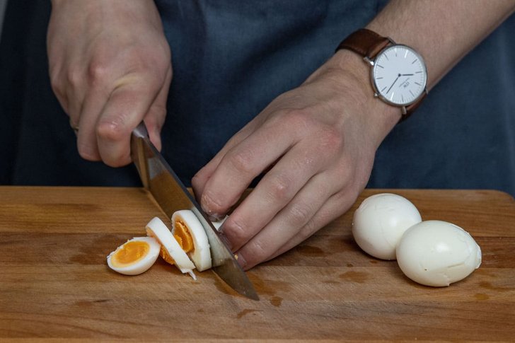 Eier schneiden