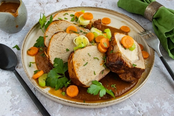 Schweinerücken im Bratschlauch | Rezept - eat.de