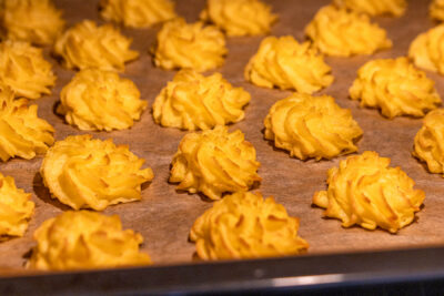 klassische Herzoginkartoffeln im Backofen