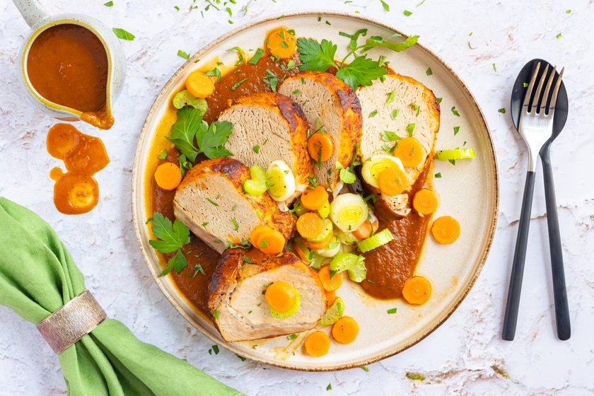 Schweinerücken im Bratschlauch