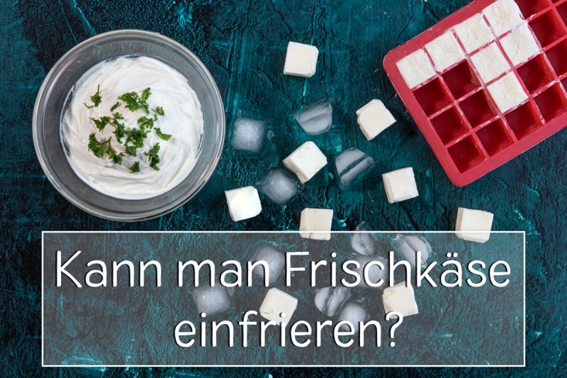 Frischkäse einfrieren - Titel