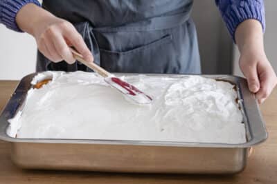 Baiser für Tränchenkuchen