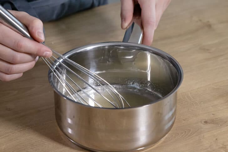Gelatine auflösen