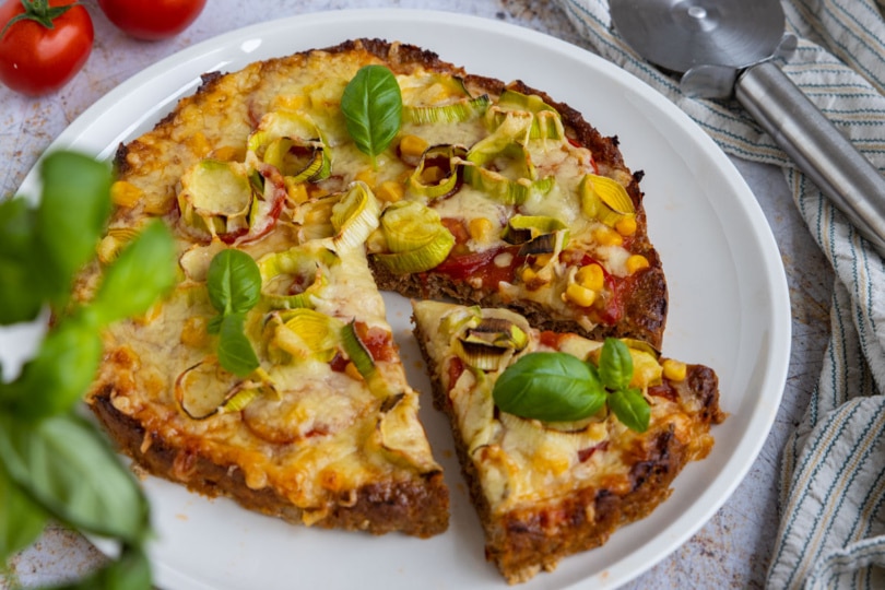 Hackfleischpizza ohne Teig