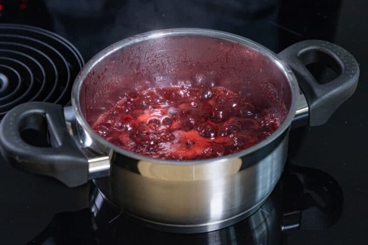 Himbeeren aufkochen