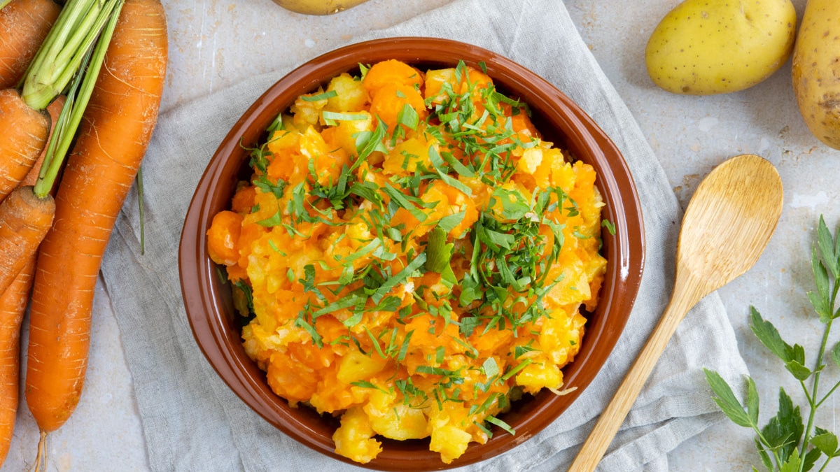 Mhren durcheinander: Rezept fr Mhren untereinander