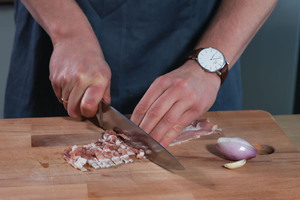 Bacon schneiden