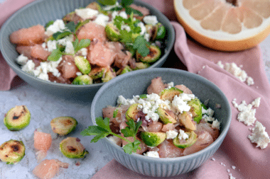 Rosenkohl-Pomelo-Salat