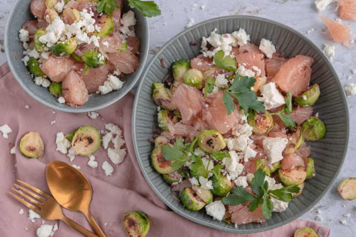 Rosenkohl-Pomelo-Salat