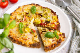 Hackfleischpizza ohne Boden