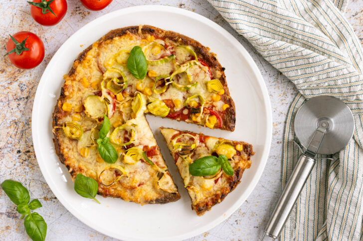 Hackfleischpizza ohne Boden
