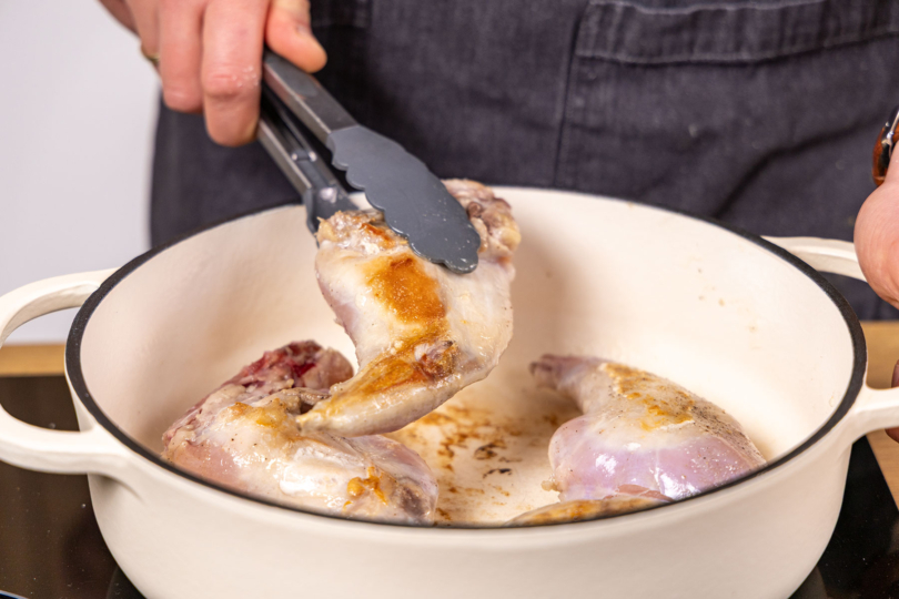 Fleisch anbraten