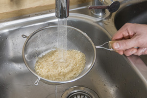 Reis waschen