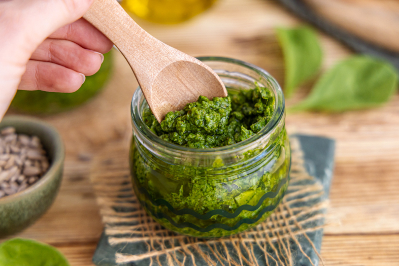 Spinatpesto