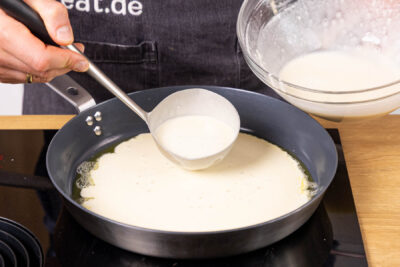 Teig ausbacken