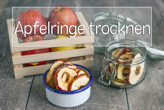Beitragsbild Apfelringe trocknen