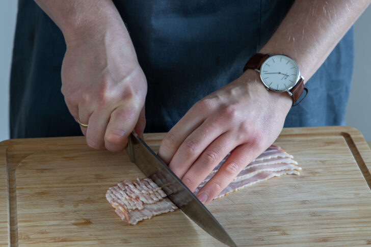 Bacon schneiden