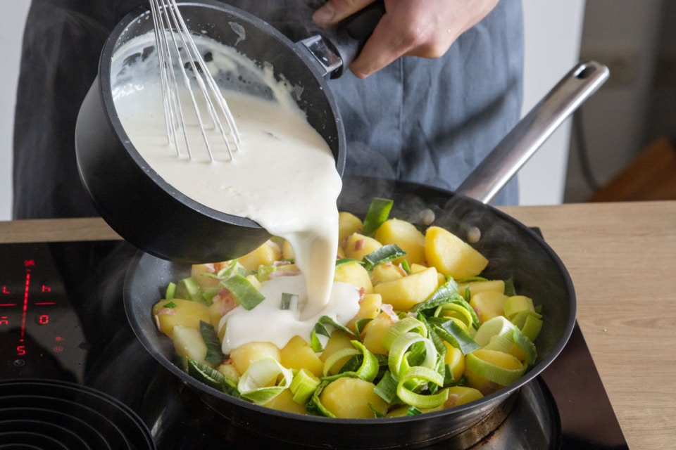 Béchamelkartoffeln mit Speck | DDR-Rezept