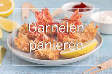 Garnelen panieren
