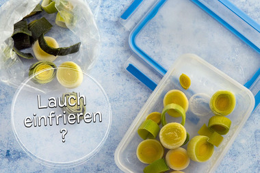 Kann man Lauch einfrieren