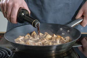 mit Balsamico ablöschen