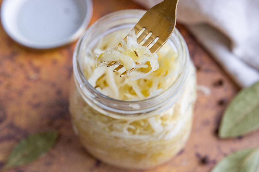 Sauerkraut im Glas